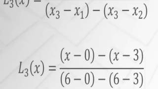Interpolación de Lagrange [upl. by Laundes]