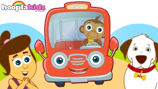 HooplaKidz Nursery Rhymes Kids App FREE  Learn Nursery Rhymes  Wheels on The Bus [upl. by Meras]