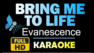 BRING ME TO LIFE Evanescence Karaoke HQ Instrumental [upl. by Einnil]