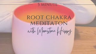 5minute Root Chakra Meditation  Affirmations [upl. by Werner103]