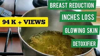 How to reduce breast size at home  7 days challenge  Home remedy to reduce breast size [upl. by Aicetel]