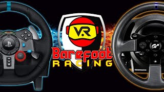 Thrustmaster vs Logitech Racing Wheel Reviews [upl. by Anawk428]