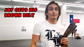 ALLNATTY JAY ROD GETS BROWN BELT IN 4 YEARS  BTEAM VLOG [upl. by Nylidam918]