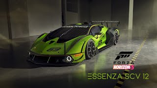 Lamborghini Essenza SCV 12 Forza Horizon 5 Best Tune [upl. by Teriann]