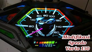 Modification Tutorial Speedometer Click i 125150 Led  Vario 125  150 [upl. by Henden]