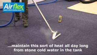 Airflex Carpet Cleaning Machine Demo with Magma Heater [upl. by Cannell]