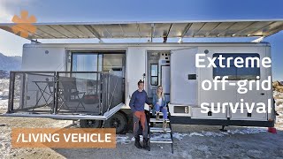 Couples stunning homeonwheels produces water has solar awnings [upl. by Cynarra]