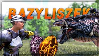 Bazyliszek jak go oswoić i Wszystko na jego temat  Ark Survival Evolved Poradnik [upl. by Doreg]