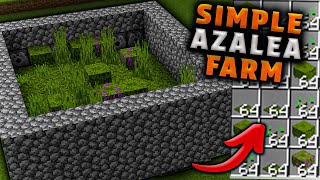 Easy 120 Azalea Farm for Minecraft Bedrock MCPE [upl. by Jolee]