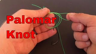 Easiest Fishing Knot  How to tie the Palomar knot [upl. by Hachmin276]