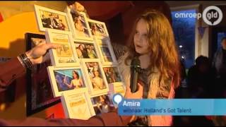 Amira Willighagen  Celebration Back at School  6 January 2014 [upl. by Enyalahs]