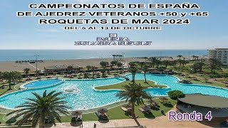 Campeonato de España de Veteranos de Ajedrez Ronda 4 [upl. by Dart]