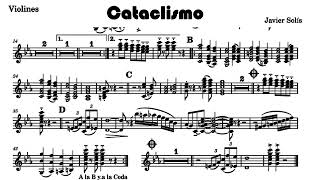 18 Cataclismo  Partitura para Violines [upl. by Anieral]