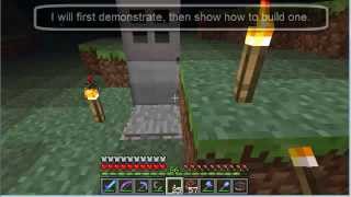 Minecraft Traps Guide 1 Pressure Plate Pitfall Audio Fixed [upl. by Aidahs]