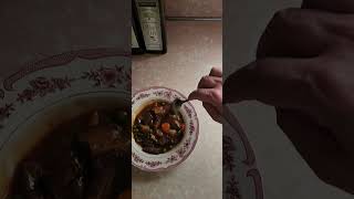 Yellowstone Bunkhouse Braised Beef Stew Review Part 4 foodshorts foodlover walmart [upl. by Warfore]