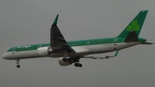 Aer Lingus 757200 EILBT Landing in Toronto on RWY 05 [upl. by Jarrod]