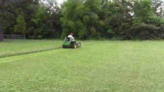 CUTTING TALL GRASS GRAVELY PRO RIDE AND JD 930 M 004 [upl. by Assisi]