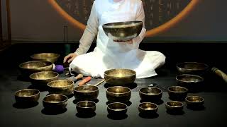 Tibetan Bowls Invoking Inner Peace and Deep Relaxationsingingbowlmeditationmusicsoundbathssleep [upl. by Chaves]