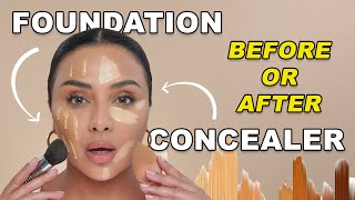 Concealer Before Or After Foundation 2024  Nina Ubhi [upl. by Naoj]