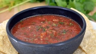 SALSA MEXICANA ESTILO RESTAURANTE  Cómo Hacer Una Salsa Básica  SyS [upl. by Landis]