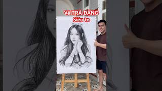 Vẽ người có nhiều follow nhất Việt Nam tradang vẽ vetranh art [upl. by Zuliram]