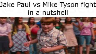 Jake Paul vs Mike Tyson fight in a nutshell [upl. by Ayikin]