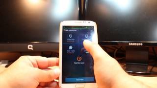 How to use Avg Antivirus at Samsung Galaxy Note 2 S3 S4 [upl. by Ahsital962]