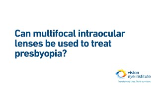 Can multifocal lenses be used to treat presbyopia [upl. by Odlanyar]