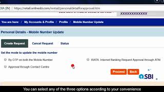 SBI RINB – How to Change Mobile Number Online Without Visiting Branch [upl. by Springer]