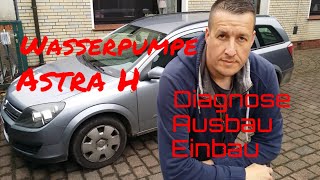 Wasserpumpe Opel Astra Corsa A10XEP Z10XEP Z12XEP Z14XEL  Z14XEP austauschen  reparieren Vauxhall [upl. by Ciredor]