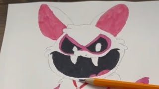 Drawing rabie baby from the nightmare critters [upl. by Idnerb]