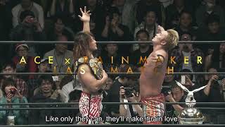 Hiroshi Tanahashi vs Kazuchika Okada Live in English on NJPW World [upl. by Ynetsed]