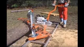 Norwood PortaMill Chainsaw Sawmill  Make Your Own Lumber [upl. by Ereynihc]