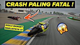 CRASH MACAM APA INI  PARAH BANGET  MOTOGP24 CAREER 30 [upl. by Ylelhsa162]