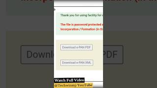 Download PAN Card  ePAN Download  Digital PAN Card Download [upl. by Okkin]