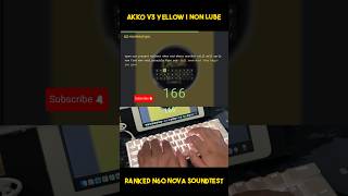 Ranked n60 nova sound test with akko v3 yellow switches shorts subscribe mechanicalkeyboard [upl. by Waylin]