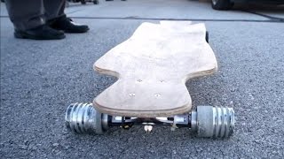 Fastest speed record on an electric longboard set at 1029 kmh [upl. by Phillips]