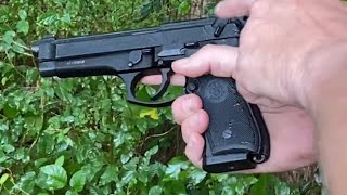 Demonstration of Function and operation Beretta 92 Double Action to Single Action [upl. by Adamsun646]