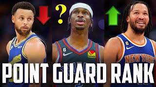 Ranking The Top 10 Point Guards In The NBA mid2024 [upl. by Rehsu]