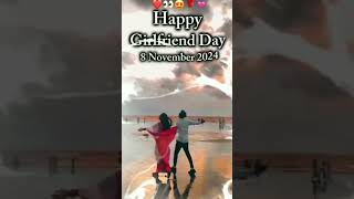 Girlfriend day shortvideo love you jaan trending [upl. by Babbette636]