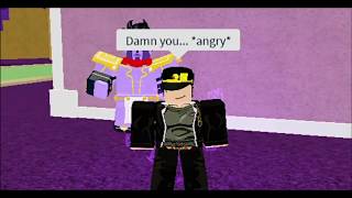 Jotaro vs Kakyoin  A Roblox Fight TSM [upl. by Hagai922]