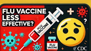 Why the Flu Vaccine Might Not Work as Well This Year — CDC Report FluSeason PublicHealth [upl. by Rapp820]