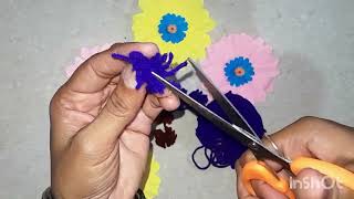 Easy Pom Pom Making At Homediy pom pom woolan craft ideas [upl. by Yahc515]