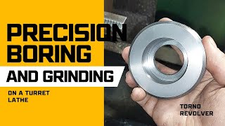 Process of Precision Boring and Grinding on a Turret LATHE tornomecanico lathetips 3minutes [upl. by Adara]