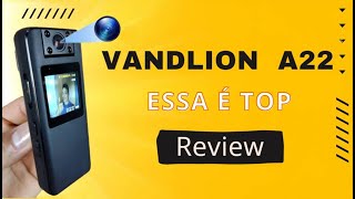 Câmera Vandlion A22 Como usar a câmera Vandlion A22 Sensor de Movimento e Visão Noturna  REVIEW [upl. by Blanchard]