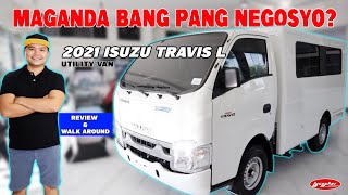 Pang Tapat sa L300 FB  2021 Isuzu Traviz L 10Ft Manual  Review amp Walk Around [upl. by Aihpos]