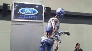 2008 International Auto Show Fords Interactive Robot Hank [upl. by Mattah]