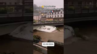 france loire inondations catastrophe disaster tempete meteo storm [upl. by Argus]