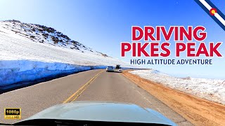 Colorado Scenic Drive Driving Up Pikes Peak in the Rocky Mountains 🚗🌄 [upl. by Chivers]