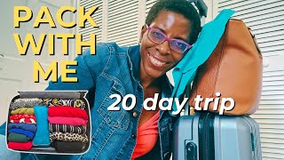 PACK WITH ME for PORTUGAL 20 days in a carryon and personal item [upl. by Fredi]